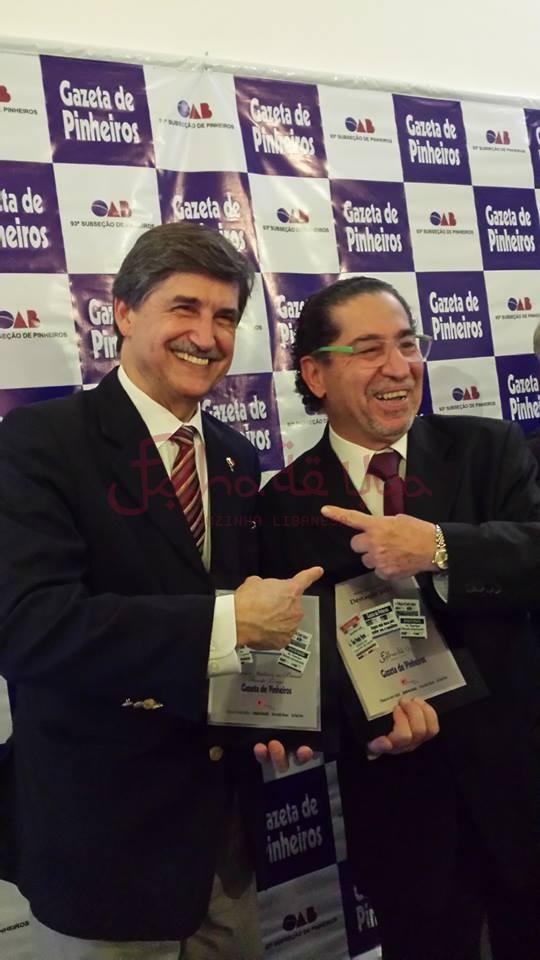 Prêmio “Destaque 2014” do Jornal Gazeta de Pinheiros.