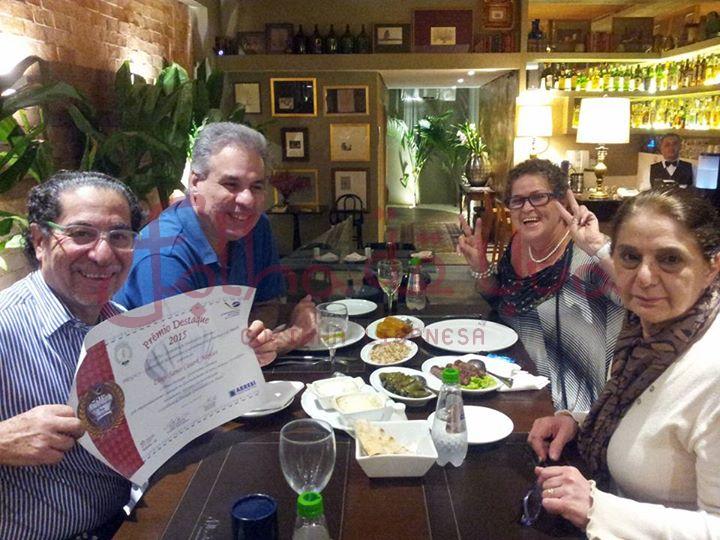 Chef Samir recebe Diploma de Destaque 2015 da AREGALA e da CNTUR